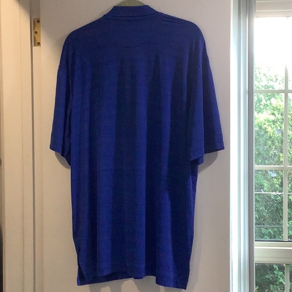 Men’s 42-44 Large blue sports shirt.  See measurements.  Bundle price listed. - Picture 2 of 7